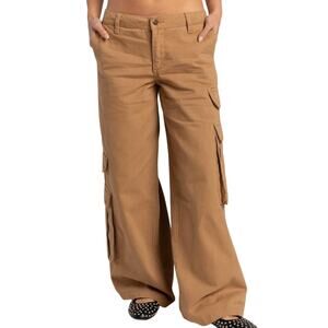WIDE LEG CARGO UTILITY PANTS LOW RISE RSQ NEW